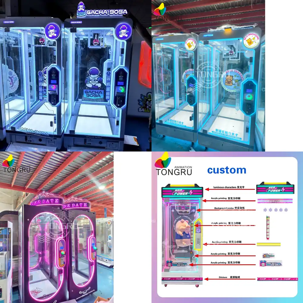 Arcade Toy Vending Machine - Grote speelgoedkraan met schaar, touwsnijderspel, staande
