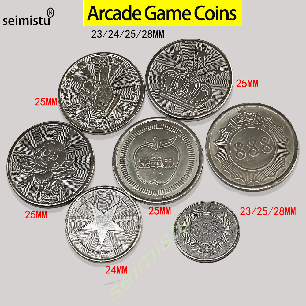 Arcade Toy Claw Vending Machine - 100 stuks roestvrijstalen munten van 23/24/25